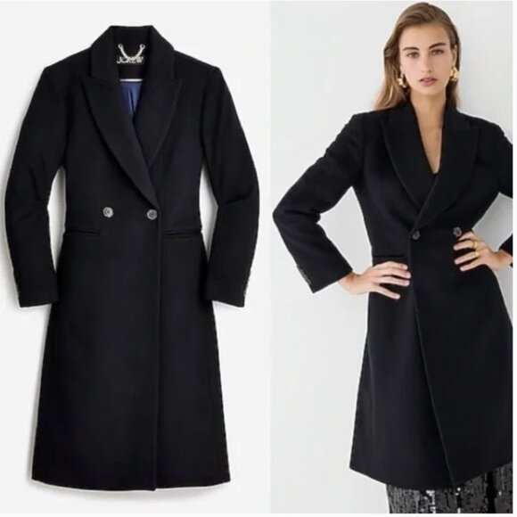J Crew Mirabelle topcoat in Italian wool-cashmere Coat Item BM546 - Picture 1 of 11